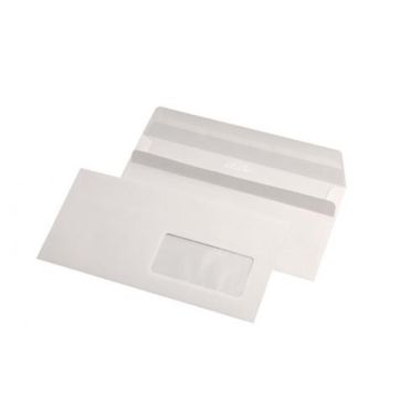 Plic LD autoadeziv cu fereastra 110x220 mm , Set 25 buc 1398