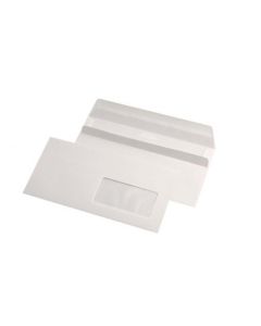 Plic LD autoadeziv cu fereastra  110x220 mm , Set 25 buc 1398