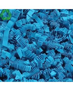 Hartie de ambalaj decorativa din hartie zig-zag - albastru 3280