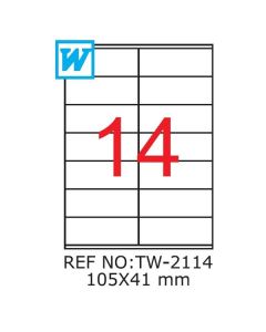 Etichete A4 , 105 x 41mm , TW 2114 1198