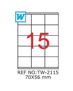 Etichete A4 , 70 x 56mm , TW 2115 1199