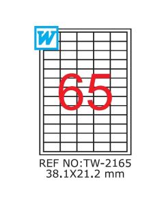 Etichete A4 , 38,1 x 21,2mm , TW 2165 1203