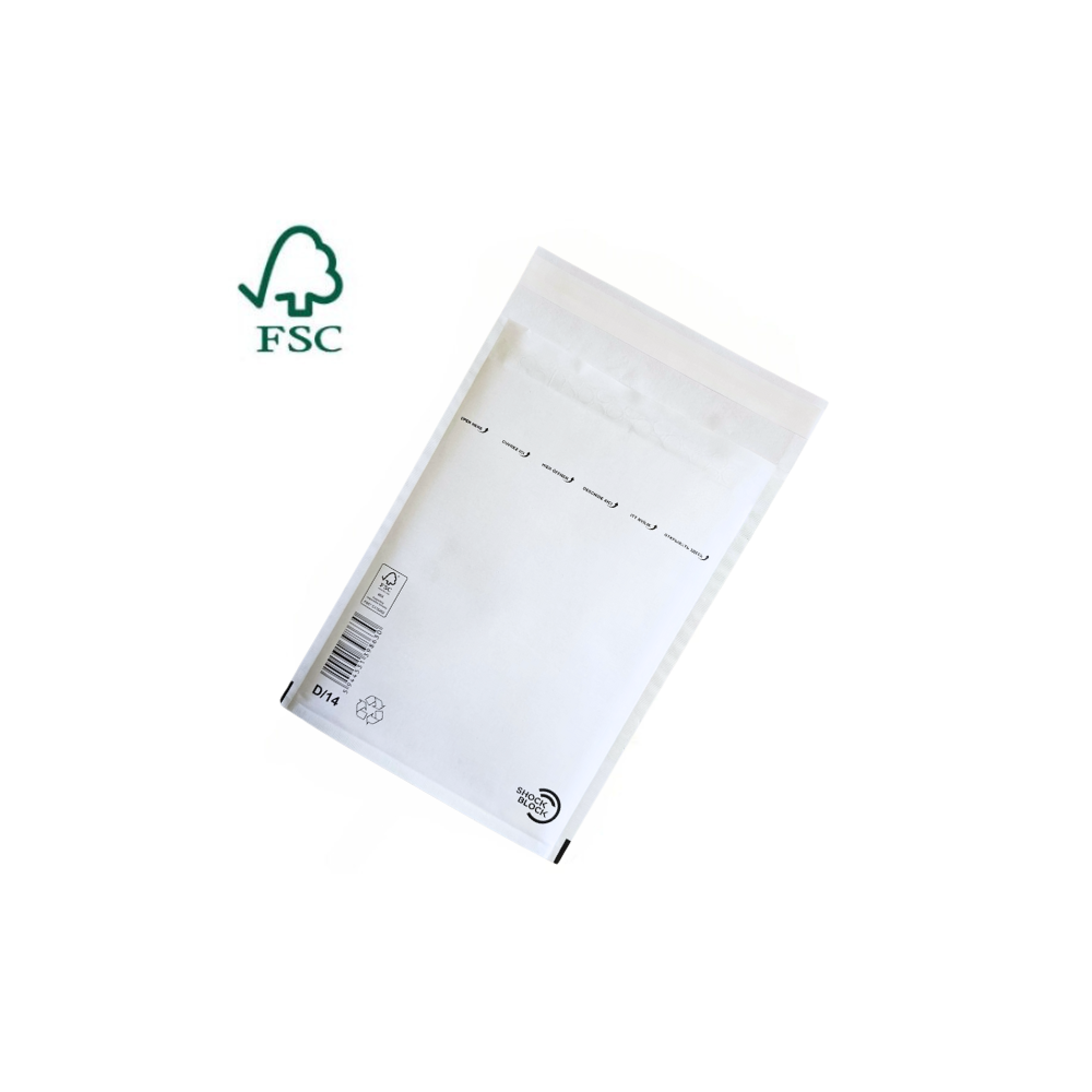 Plic Shock Block D14 alb , 200x275+50 mm main product photo