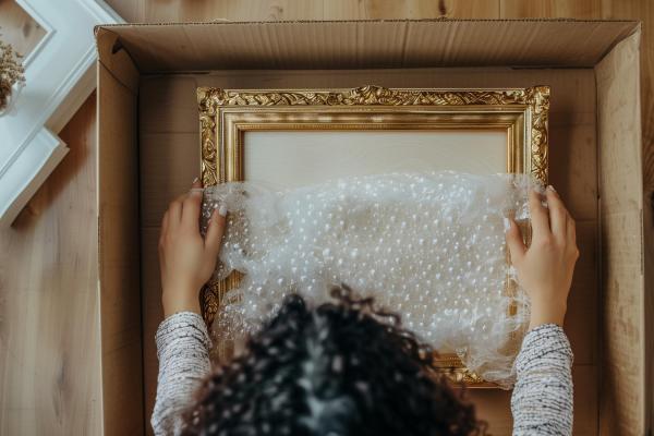 De cata folie cu bule ai nevoie pentru a ambala o oglinda de 50x90 cm?